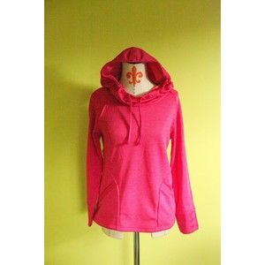 NWT Women's Ryka Sz M Long Sleeve Cinched Hood Pullover Active Wear Pink Magenta